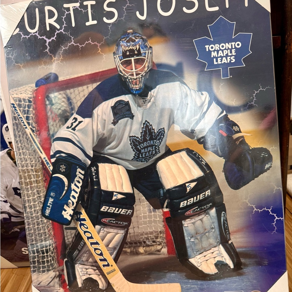 Toronto Maple Leafs Curtis Joseph Goalie Poster . “ Cujo “ Number 31.
